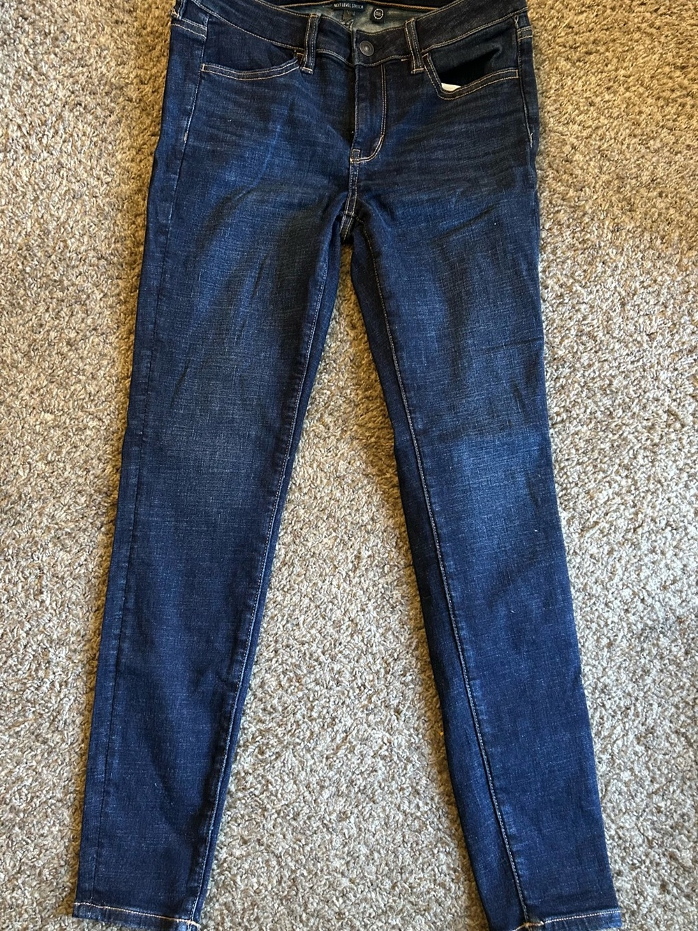 American Eagle Outfitters Dark Blue Skinny Jeans